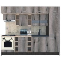 Bucatarie BIGMAR 270 A Wenge / Decor K366